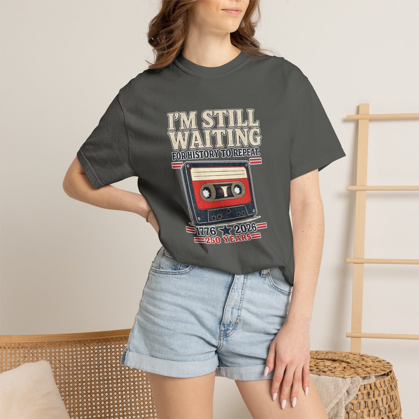 Waiting for History - Vintage Cassette Tee Just Gigi IFYKYK