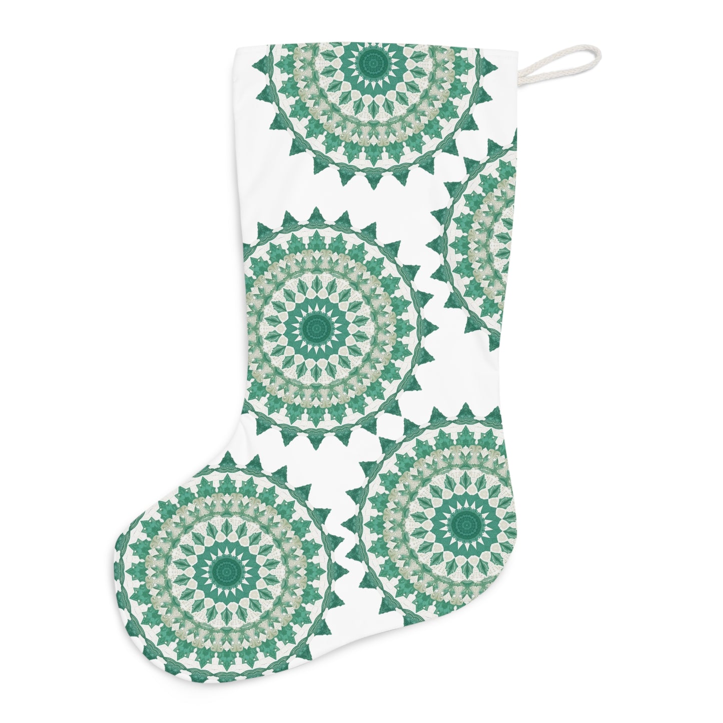 Evergreen inspired Mandala  Christmas Stocking – Just Gigi IFYKYK