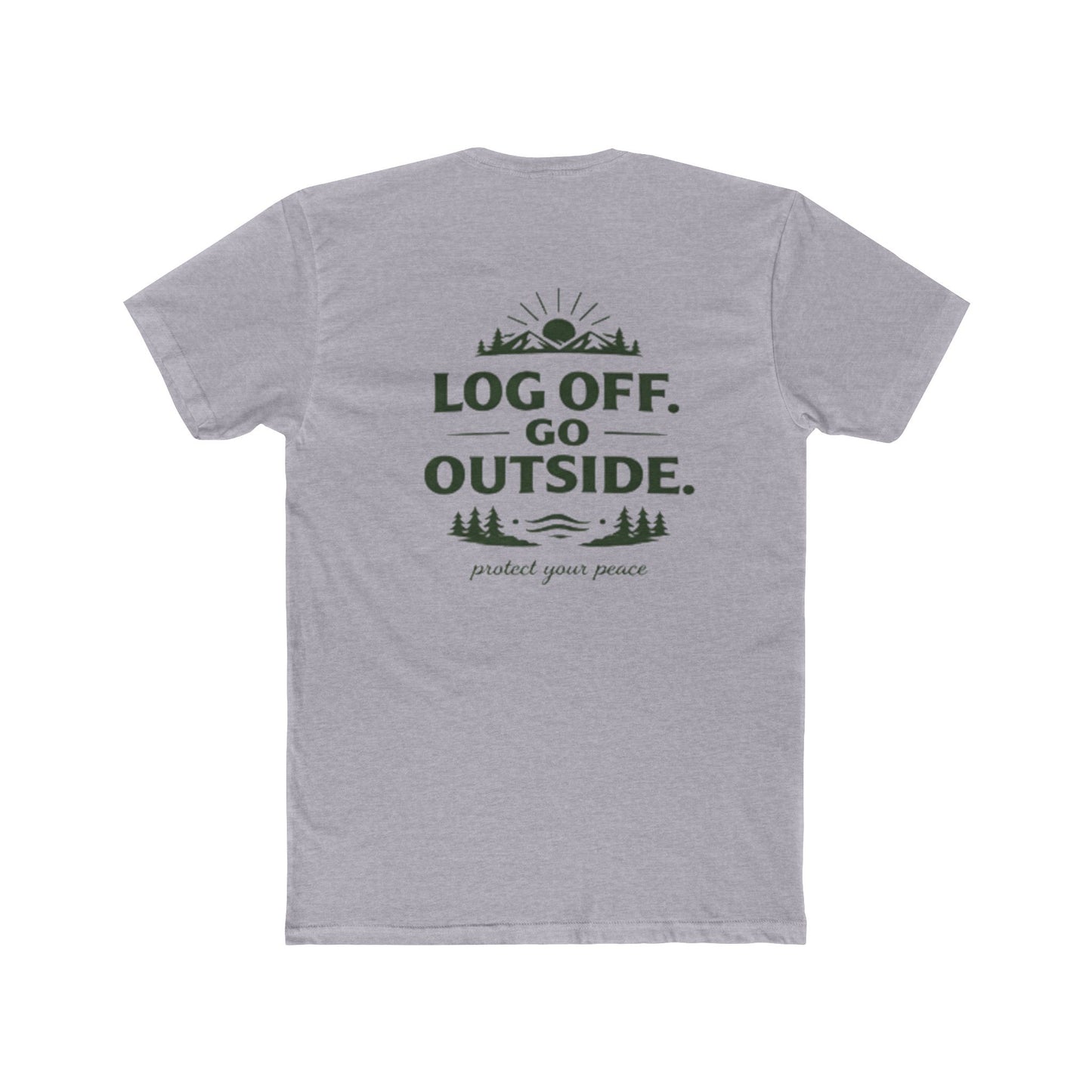 Log Off Go Outside Tee From EDRL by Just Gigi IFYKYK