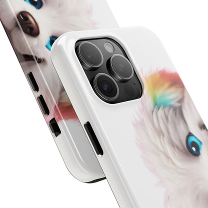 Peeking Doggo design Tough Phone Cases