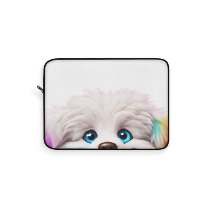 Peek a boo Doggo Laptop Sleeve Just Gigi IFYKYK