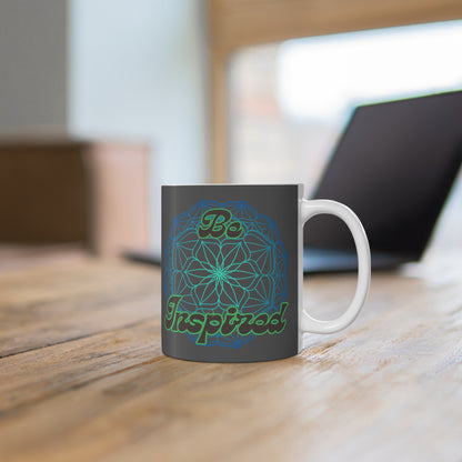 Be Inspired Mandala 11oz Mug - Just Gigi IFYKYK