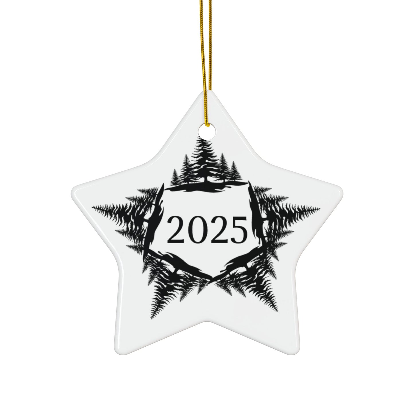 Forest Star Ceramic 2025 Keepsake Ornament - Just Gigi IFYKYK
