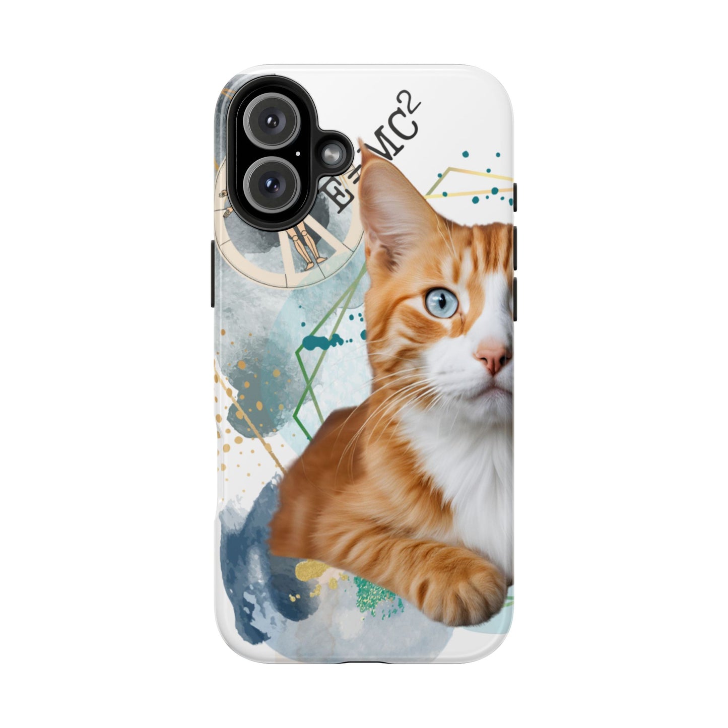 E=MC2 Cat Tough Phone Cases