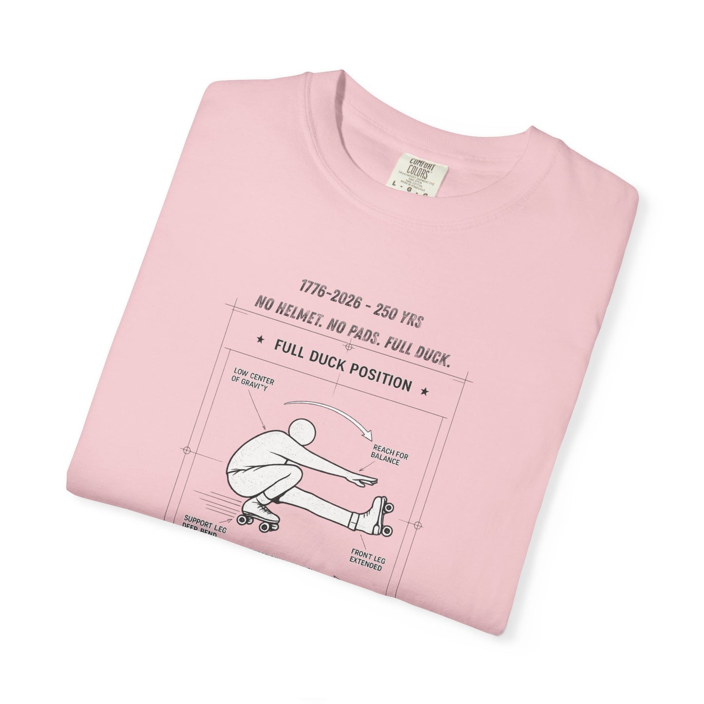 Full Duck Position Blueprint Graphic Tee - Just Gigi IFYKYK