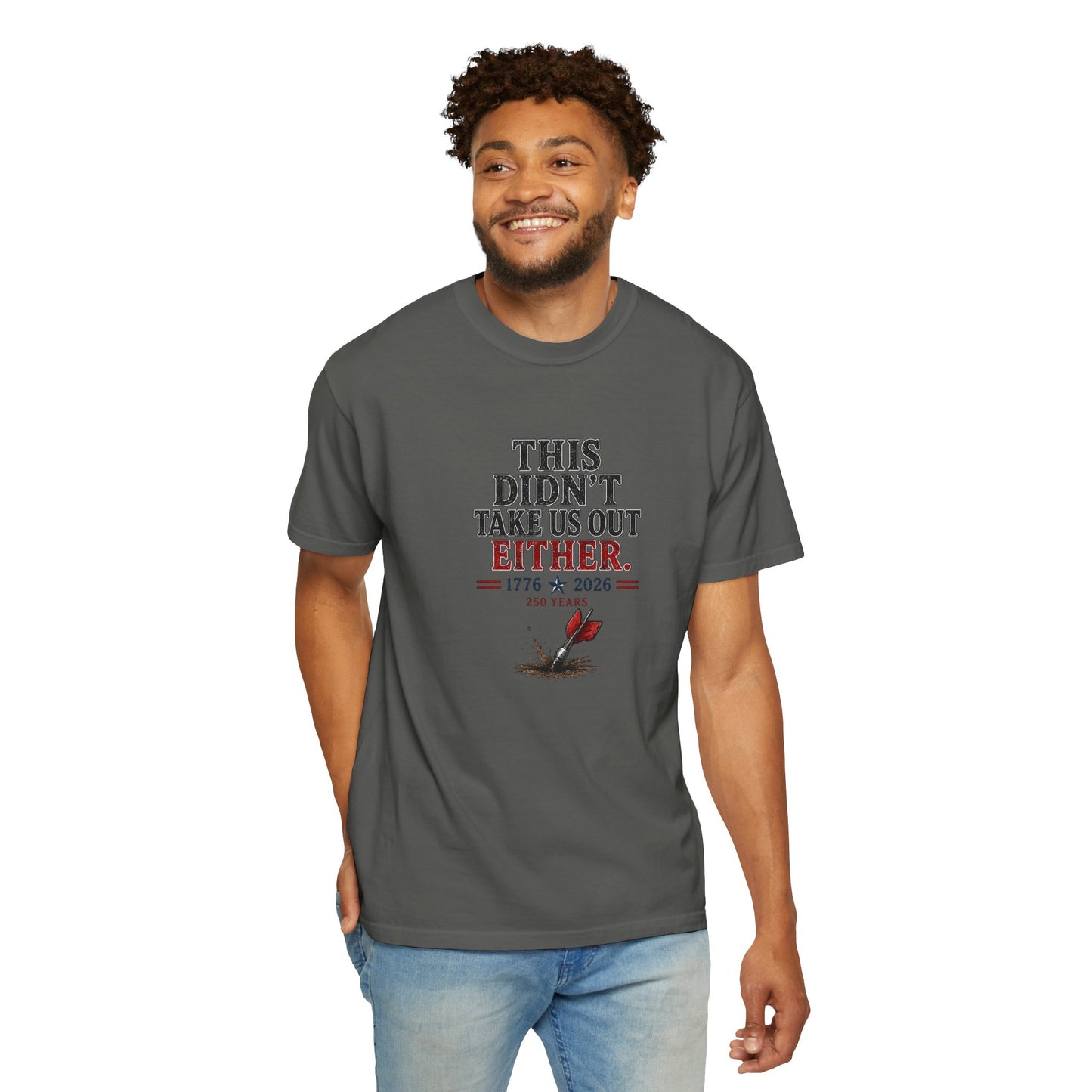 Lawn Dart Patriotic Graphic T-Shirt — 250th Anniversary 1776–2026
