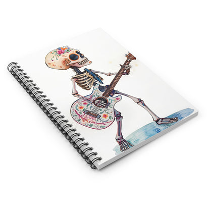 Day of the Dead Musician Spiral Notebook Just Gigi IFYKYK