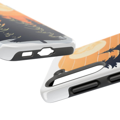 Retro Sunset Pines Graphic Phone Case - Just Gigi IFYKYK