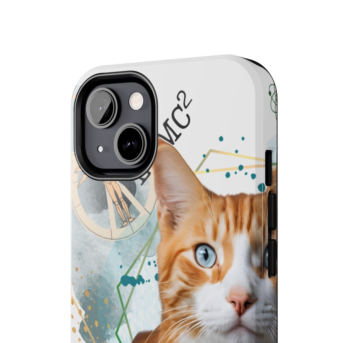 E=MC2 Cat Tough Phone Cases