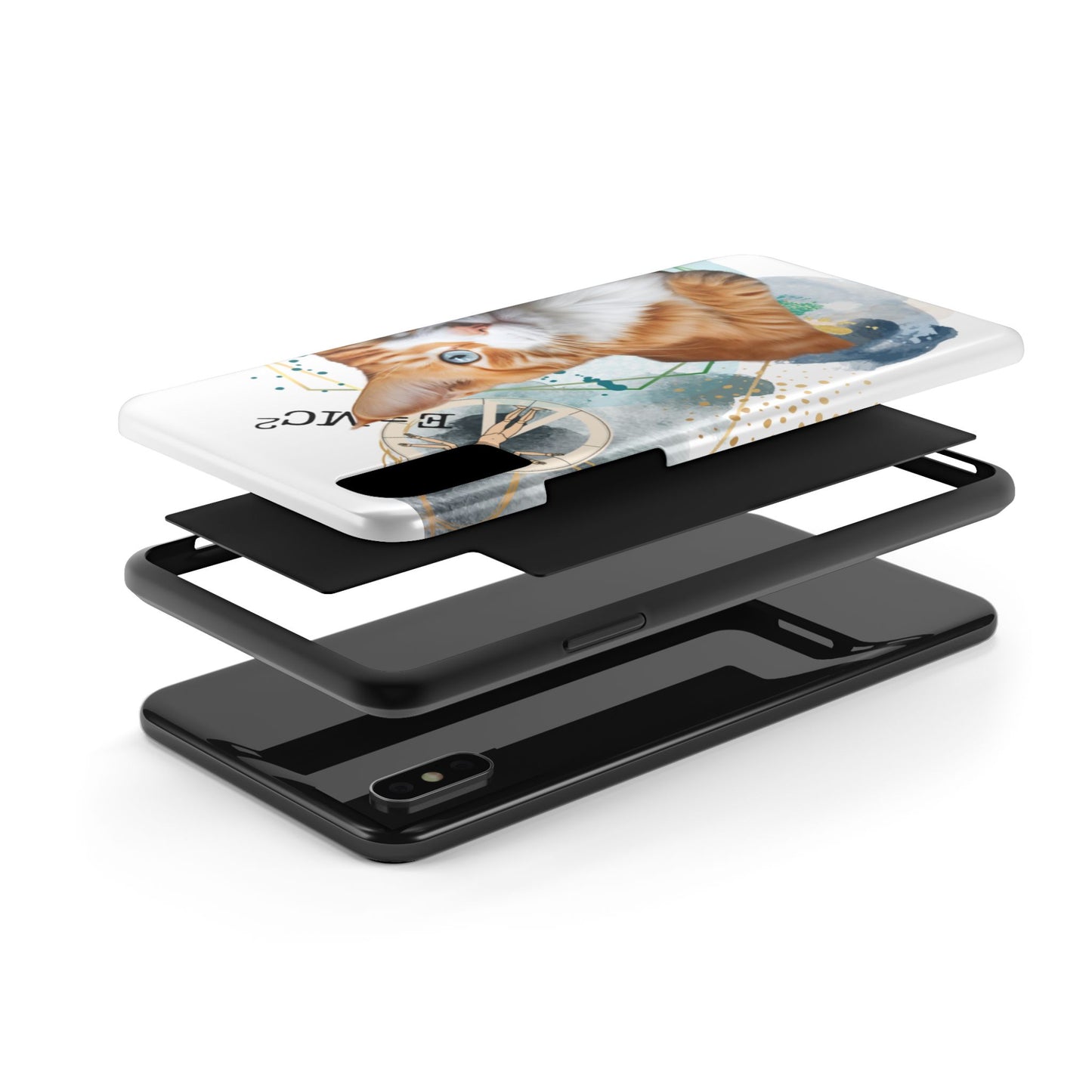 E=MC2 Cat Tough Phone Cases