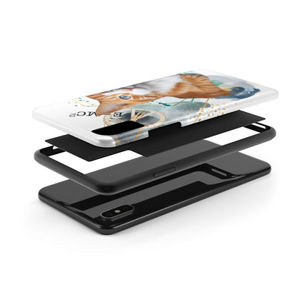 E=MC2 Cat Tough Phone Cases