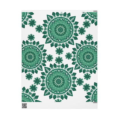 Pine Mandala Minimalist Wrapping Paper - Just Gigi IFYKYK