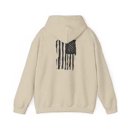 Resistance Hoodie — Vintage Flag Graphic Hooded Sweatshirt (Est. 1776)