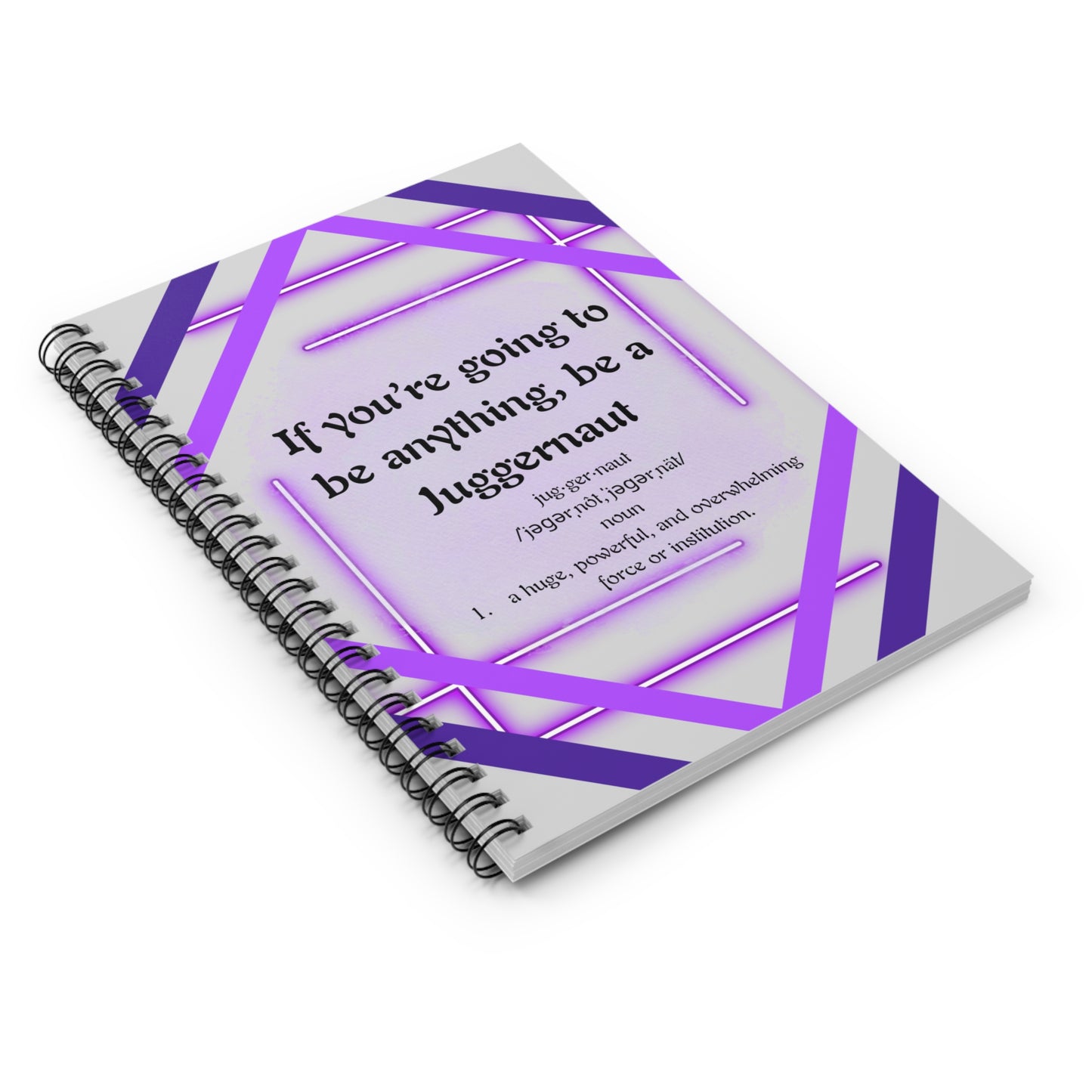 Juggernaut Inspirational Spiral Notebook Just Gigi IFYKYK