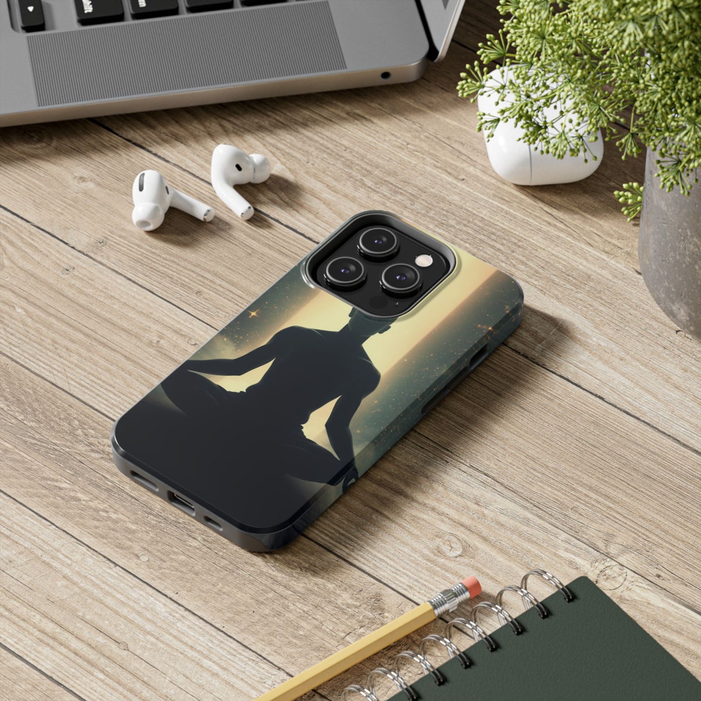 Enlightening Meditation Tough Phone Case - Just Gigi IFYKYK