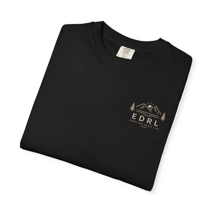 EDRL Mountain Logo T‑Shirt — Minimal Outdoor Crewneck