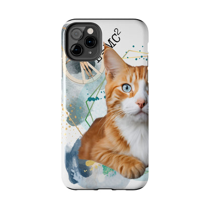 E=MC2 Cat Tough Phone Cases