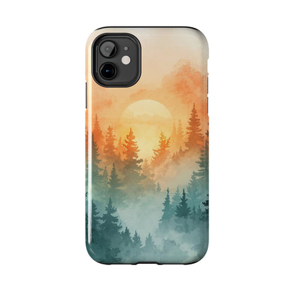 Sunset Forest Mist Tough Phone Case -Just Gigi IFYKYK