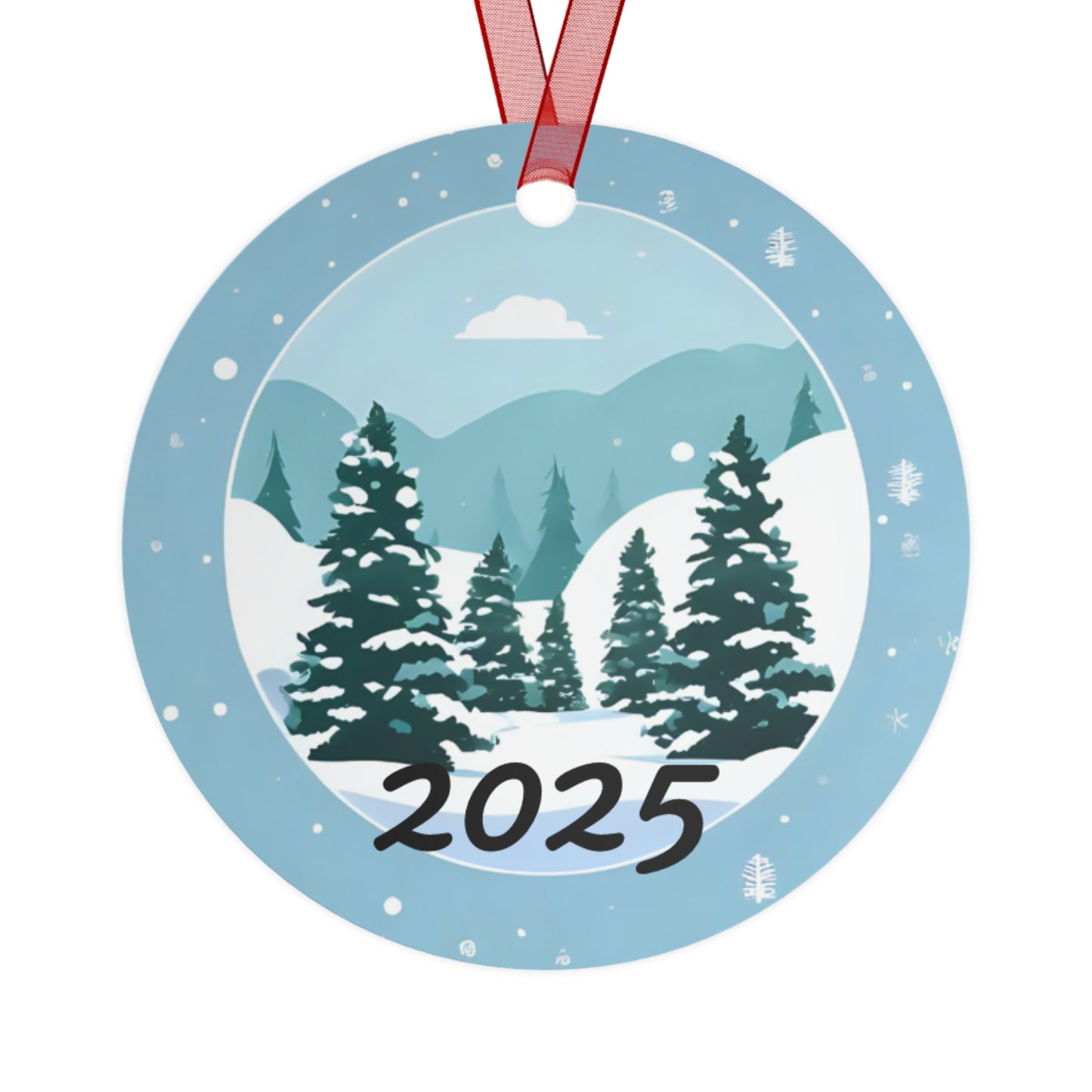 Gnome For The Holidays  2025 Keepsake Metal Ornaments