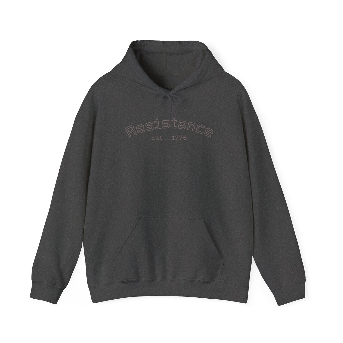Resistance Hoodie — Vintage Flag Graphic Hooded Sweatshirt (Est. 1776)