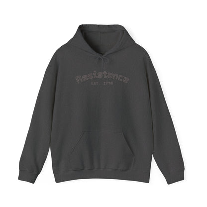 Resistance Hoodie — Vintage Flag Graphic Hooded Sweatshirt (Est. 1776)