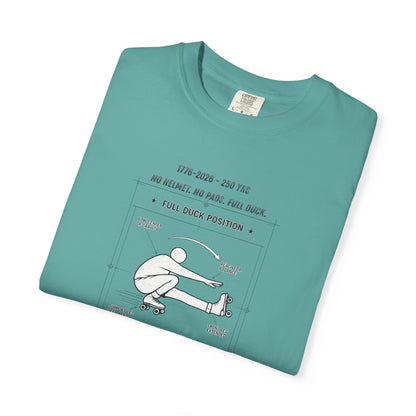 Full Duck Position Blueprint Graphic Tee - Just Gigi IFYKYK