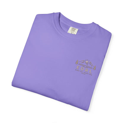 EDRL Mountain Logo T‑Shirt — Minimal Outdoor Crewneck