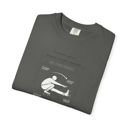Full Duck Position Blueprint Graphic Tee - Just Gigi IFYKYK