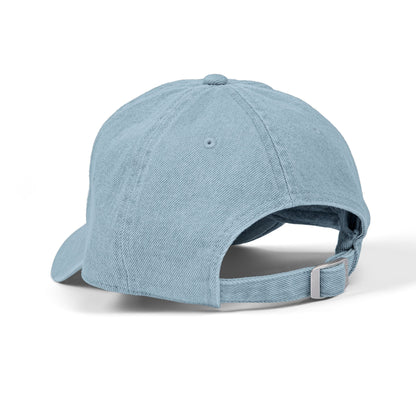Embroidered Mountain Logo Denim Hat — EDRL by Just Gigi IFYKYK