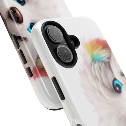 Peeking Doggo design Tough Phone Cases
