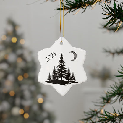 2025 Filigree Moon  Round Keepsake (2-Sided) Ornament