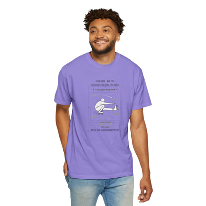 Full Duck Position Blueprint Graphic Tee - Just Gigi IFYKYK