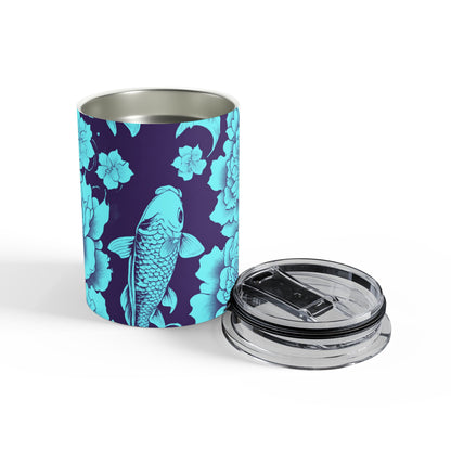 Teal Koi 10oz Tumbler - Just Gigi IFYKYK