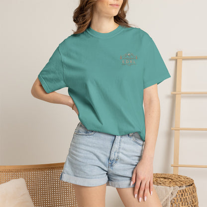 EDRL Mountain Logo T‑Shirt — Minimal Outdoor Crewneck