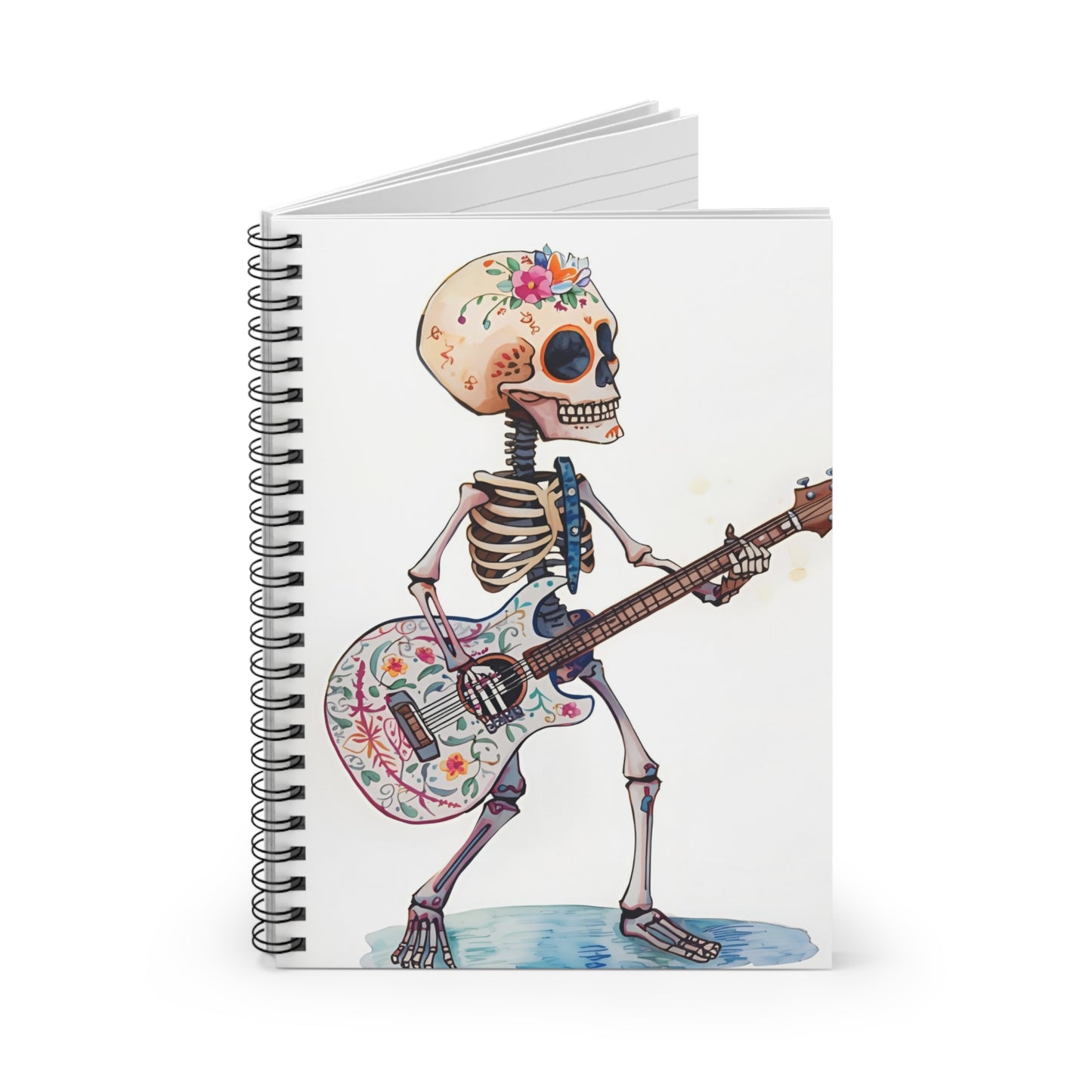 Day of the Dead Musician Spiral Notebook Just Gigi IFYKYK