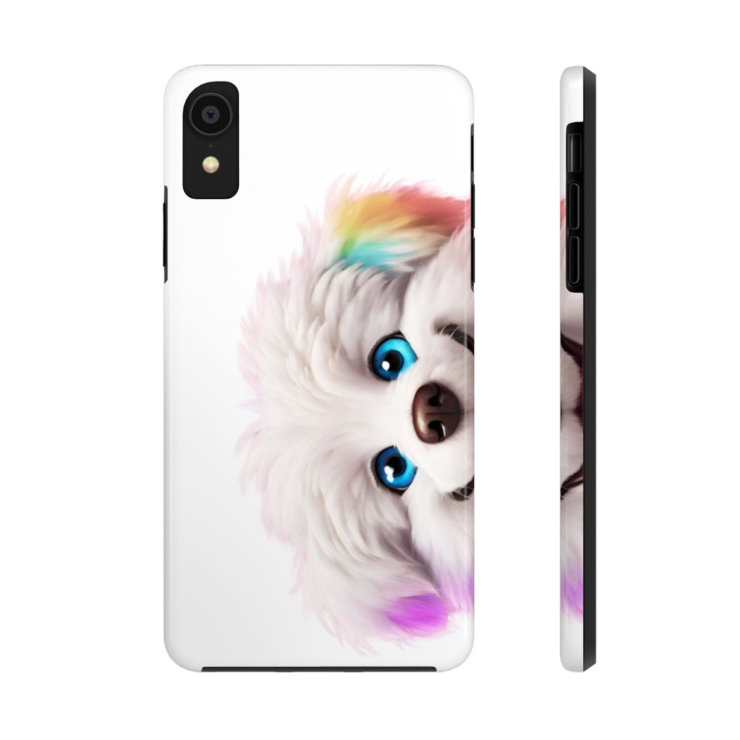 Peeking Doggo design Tough Phone Cases