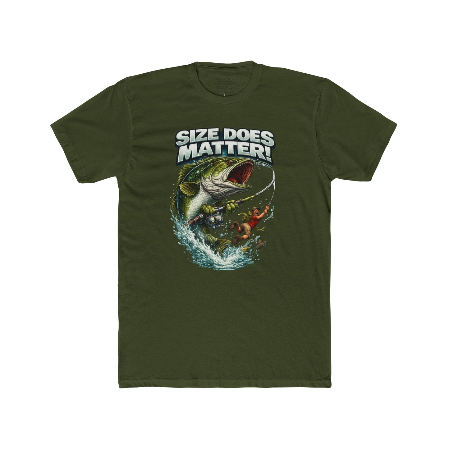 Size Does Matter!' Big Bass Graphic Tee - EDRL By Just Gigi IFYKYK