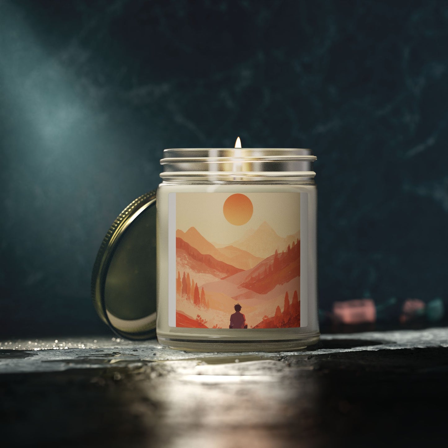 Warm Sunset Mountain Jar - Just Gigi IFYKYK