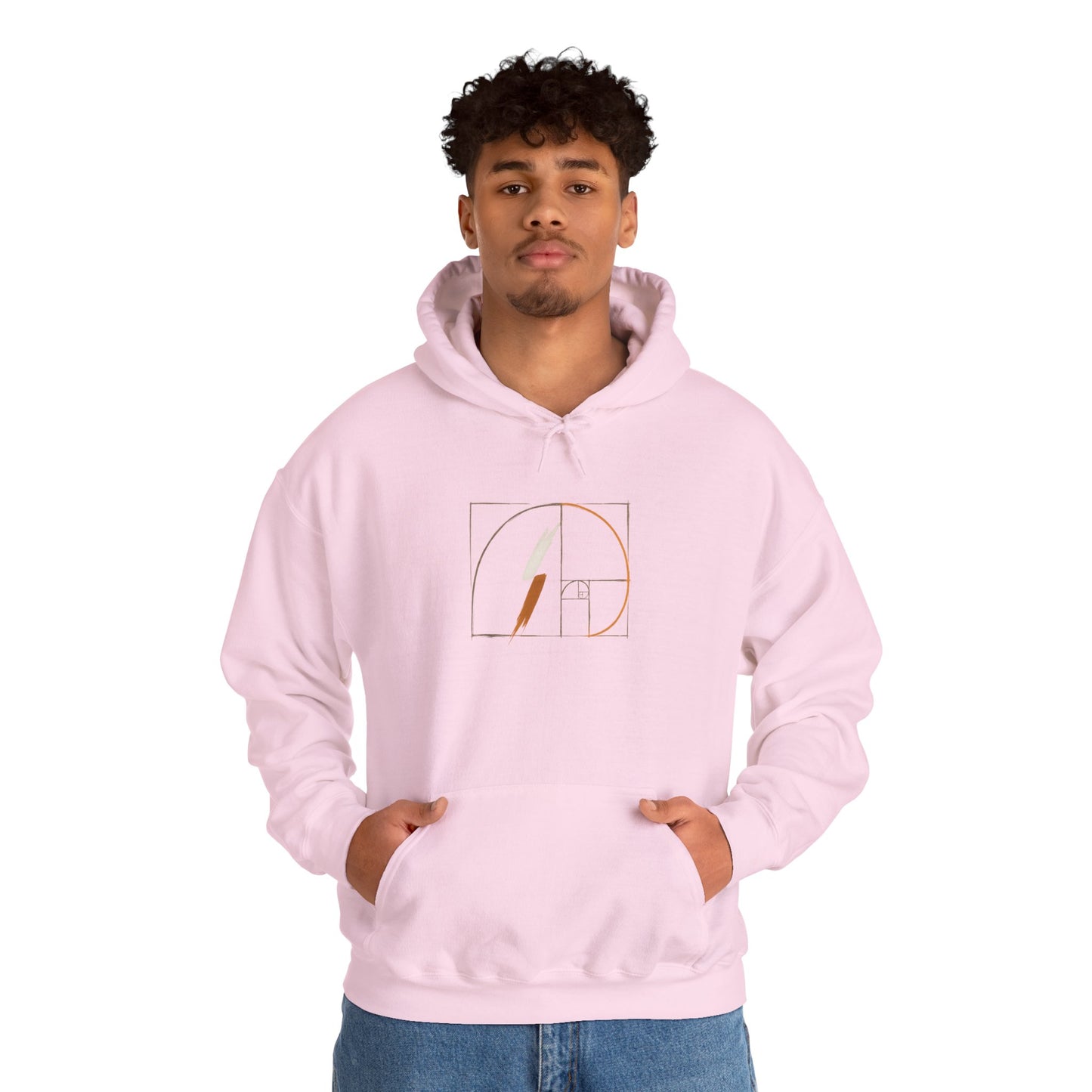 ONWARD Hoodie —Fibonacci Spiral Minimal Design