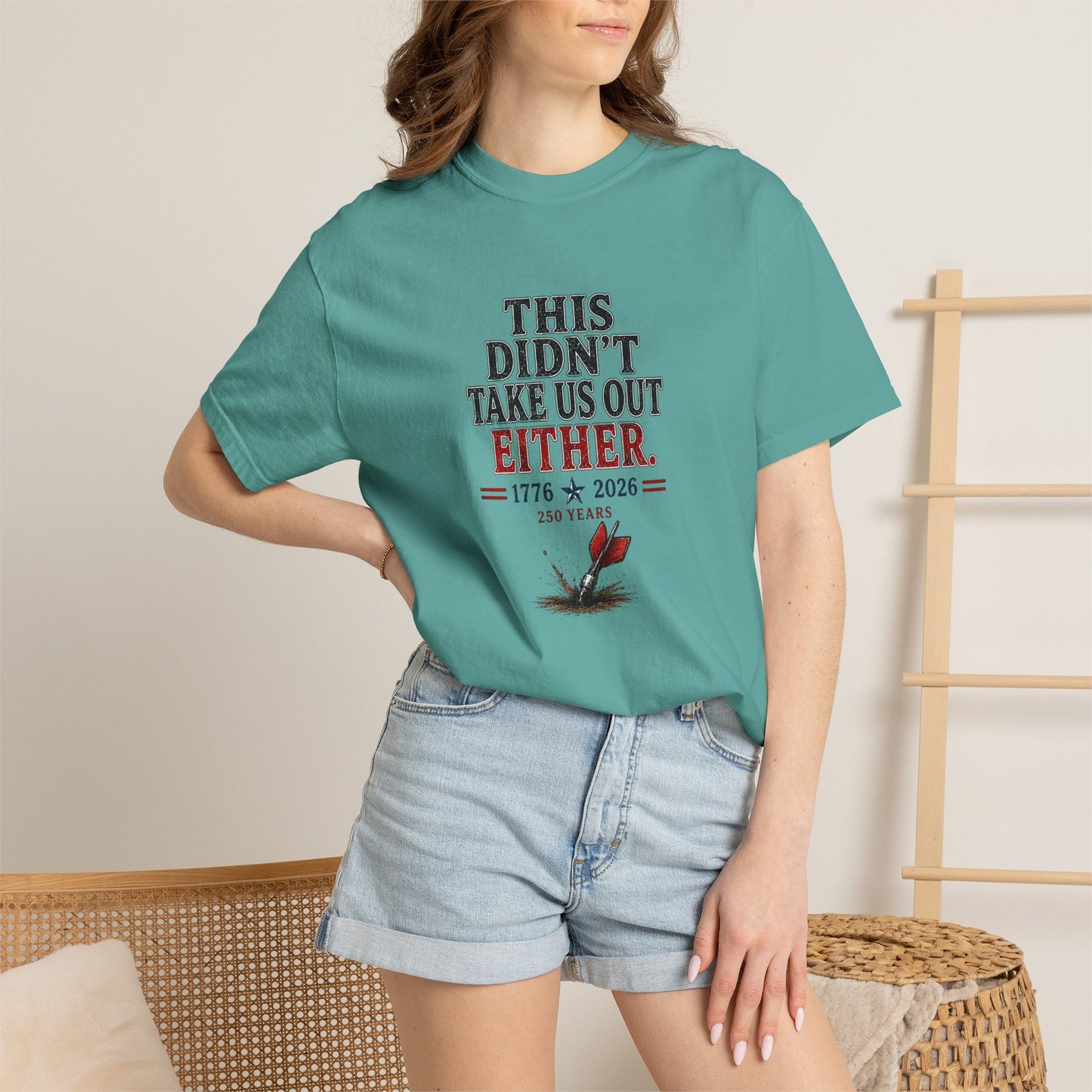 Lawn Dart Patriotic Graphic T-Shirt — 250th Anniversary 1776–2026