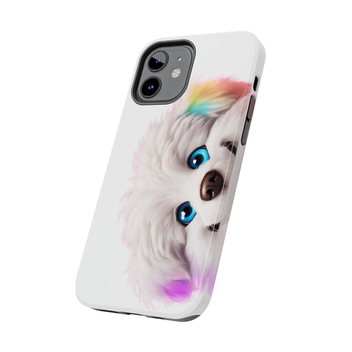 Peeking Doggo design Tough Phone Cases