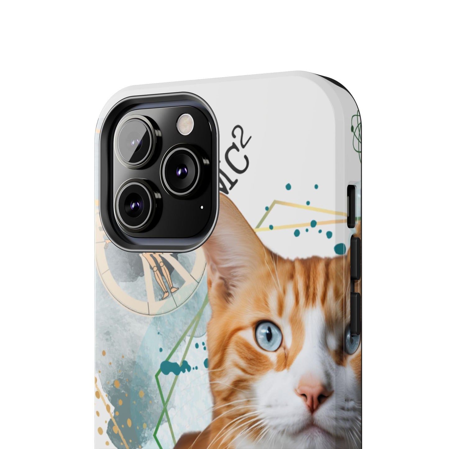 E=MC2 Cat Tough Phone Cases