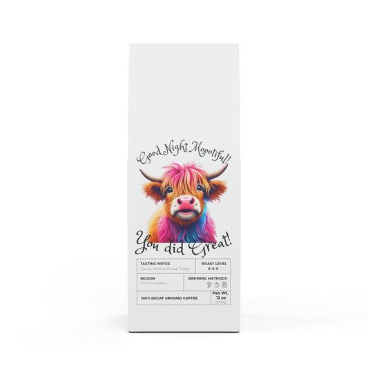 Good Morning Mootiful - Trapper Peak Decaf Coffee Blend (Medium Roast)
