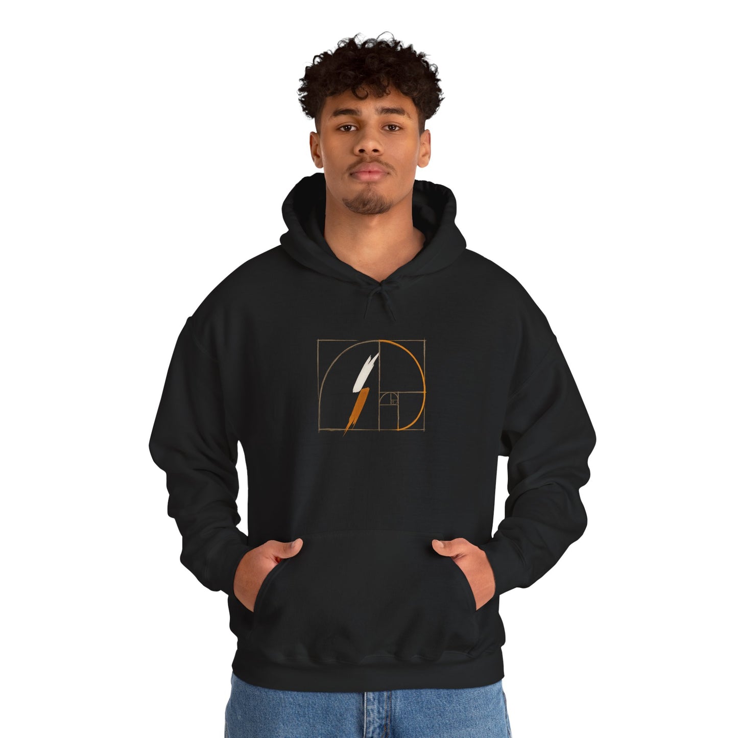 ONWARD Hoodie —Fibonacci Spiral Minimal Design