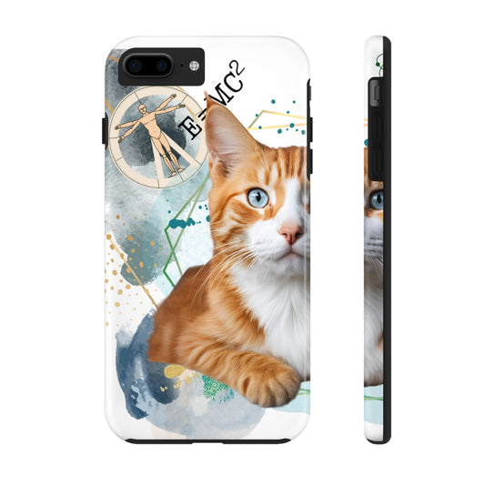 E=MC2 Cat Tough Phone Cases