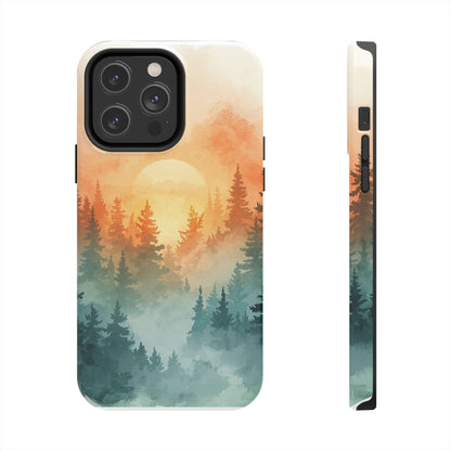 Sunset Forest Mist Tough Phone Case -Just Gigi IFYKYK