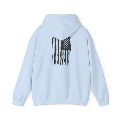 Resistance Hoodie — Vintage Flag Graphic Hooded Sweatshirt (Est. 1776)