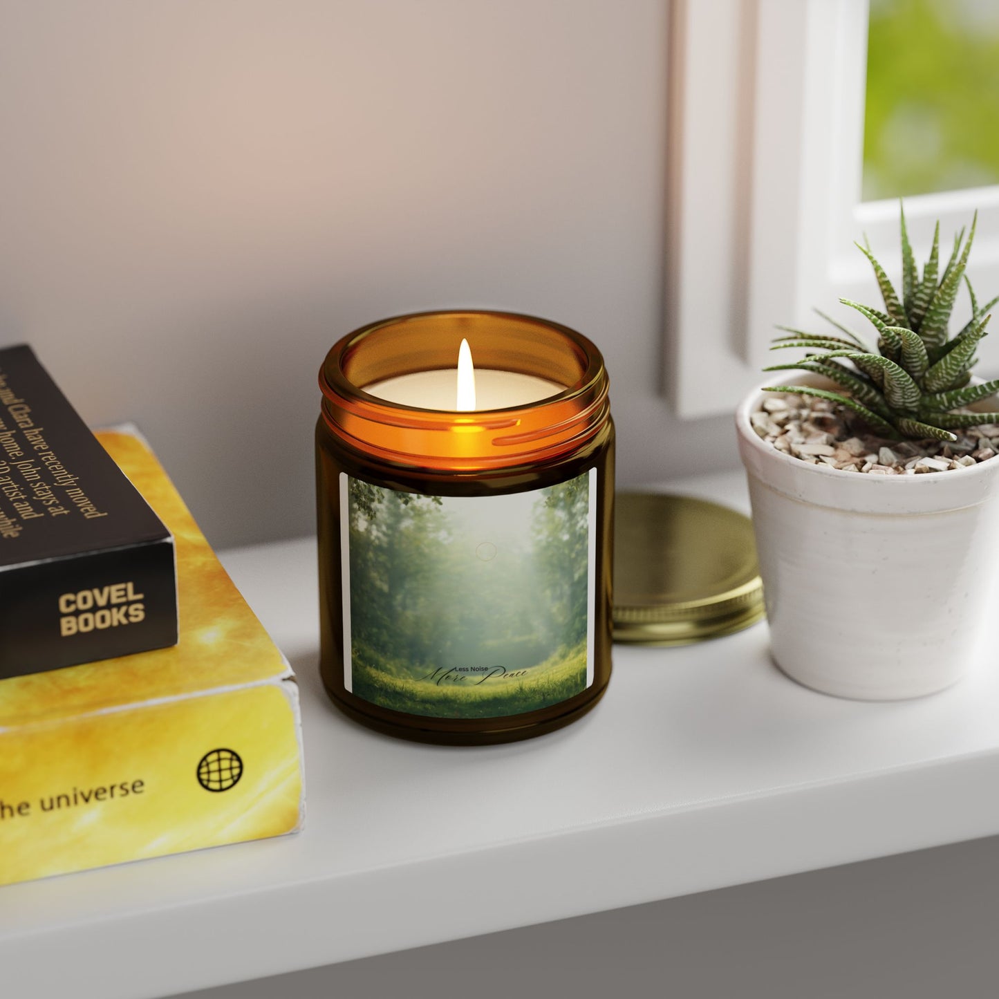 Less Noise More Peace Jar Candle - Just Gigi IFYKYK