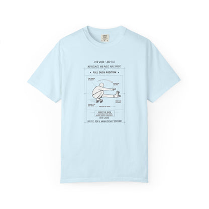 Full Duck Position Blueprint Graphic Tee - Just Gigi IFYKYK