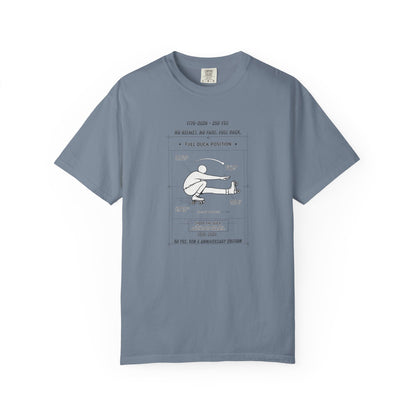 Full Duck Position Blueprint Graphic Tee - Just Gigi IFYKYK